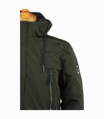 کاپشن مردانه سبز یشمی کد 2136 - تصویر 4